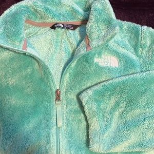 Teal North Face Girl’s Osito Fleece Jacket
